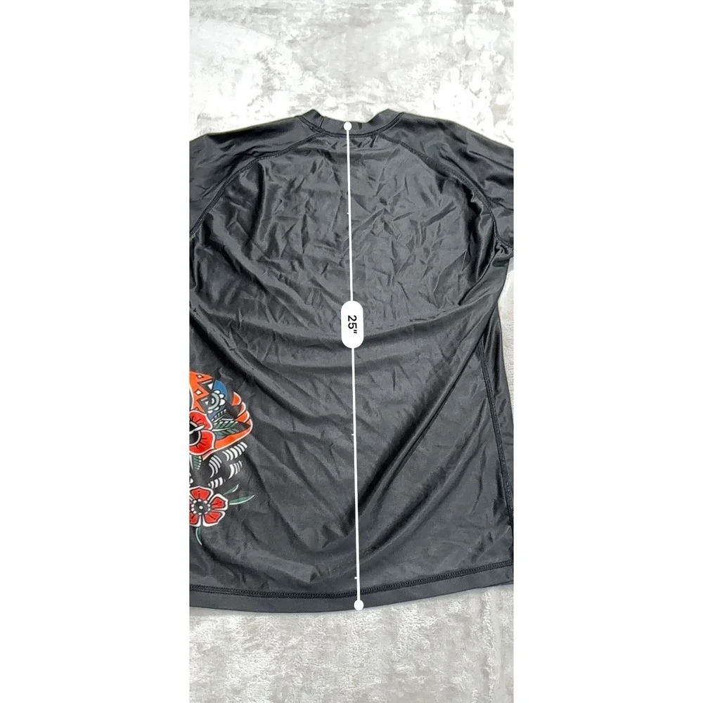 BJJ Rash Guard Men Size XL Black Long Sleeve Premium Jiu Jitsu Gitana Fightwear